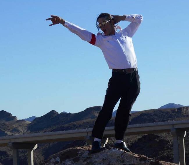 Santana Jackson, Las Vegas Michael Jackson impersonator. Carrying on the Legacy of the King of Pop.