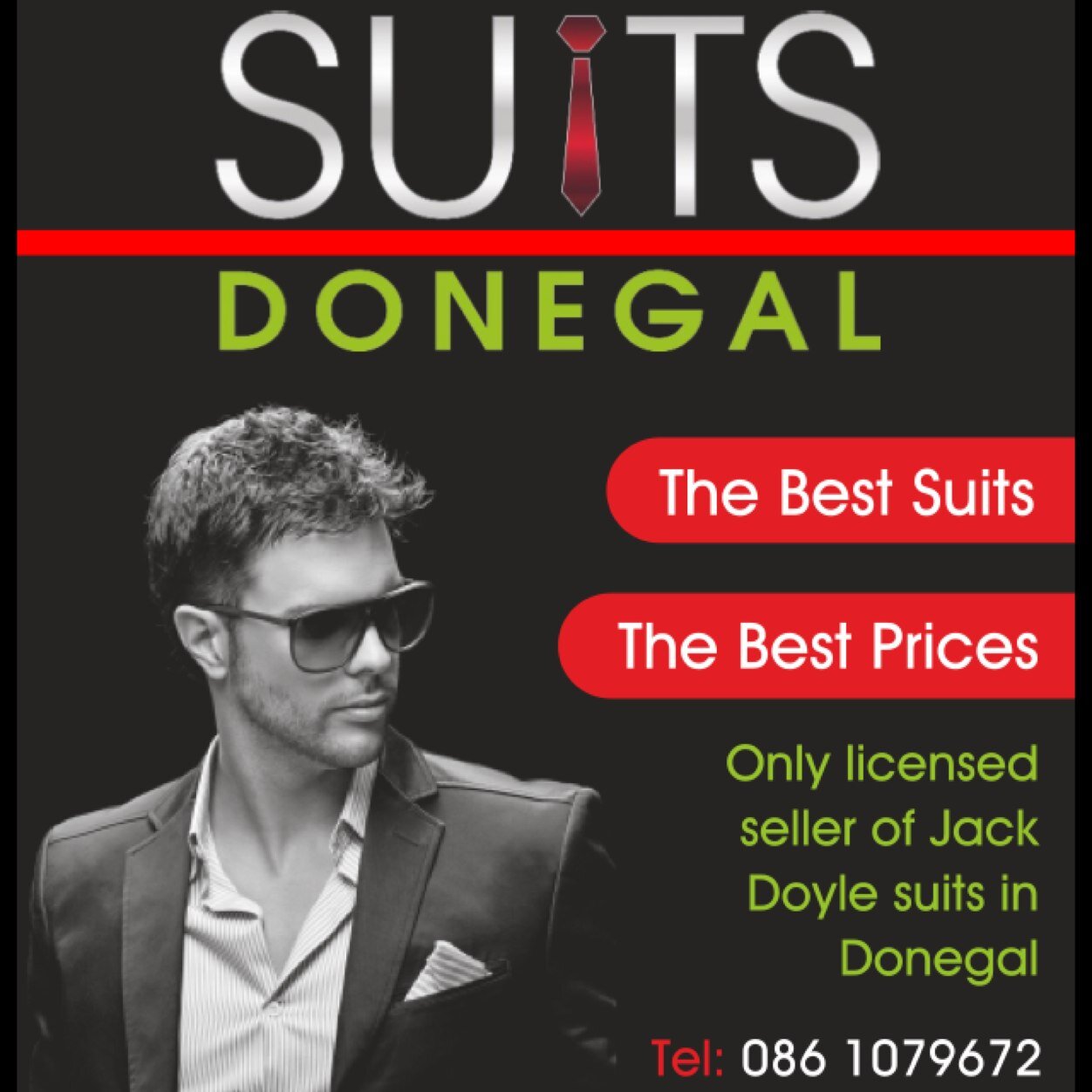 Supplier of quality suits at fantastic prices.

We are the only licensed seller of the Jack Doyle brand, brand leader in sporting circles and among celebrities