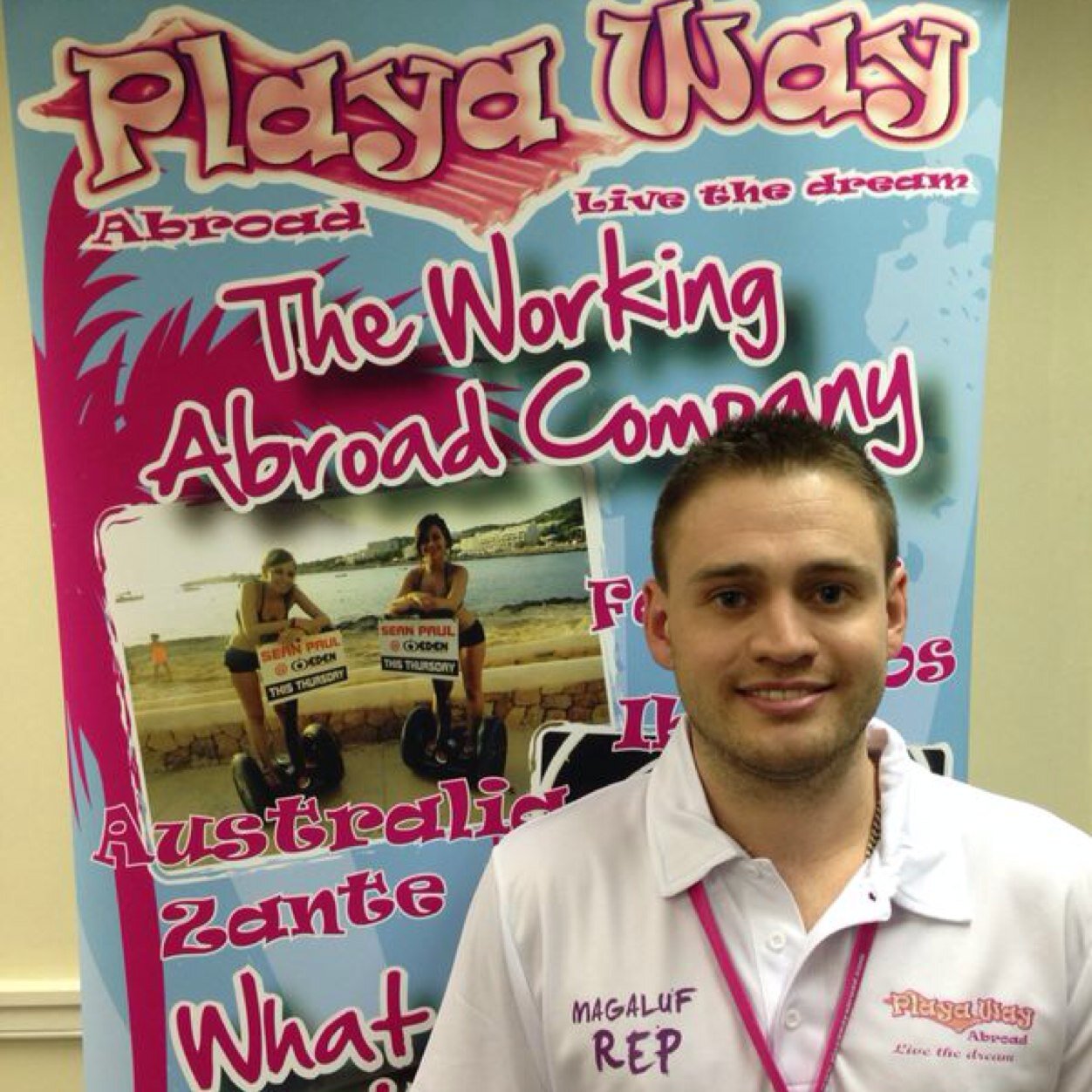 Working Abroad Rep/Manager Magaluf with @playawayabroad helping you live the dream. Partner in crime @playawaygrace
