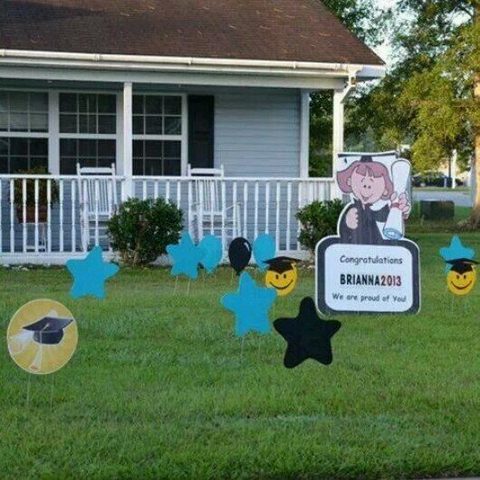 Unique lawn art for special occasions. Births, birthday, homecomings, proposals, YOU name, we can do it.We DECORATE while YOU dream. 843-444-0404