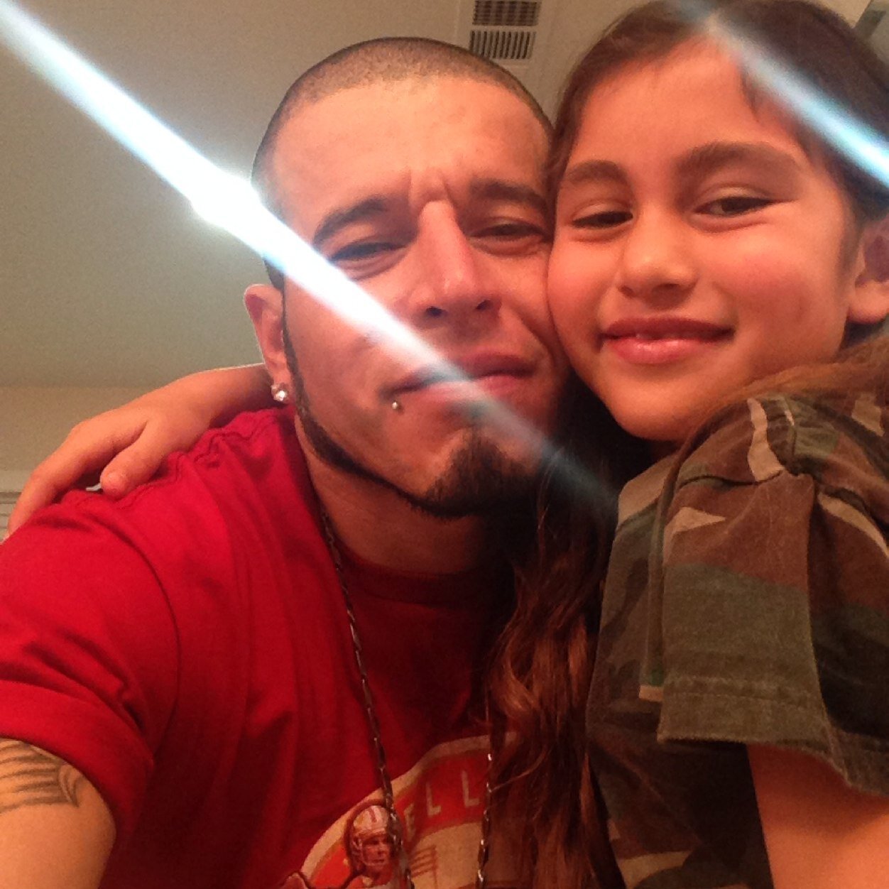 I love sports (49ers,lakers,dodgers)...love my little princess kailee my son Joshua RIP and my wife for life.....cant stand raider fans n cowboy fans...lol