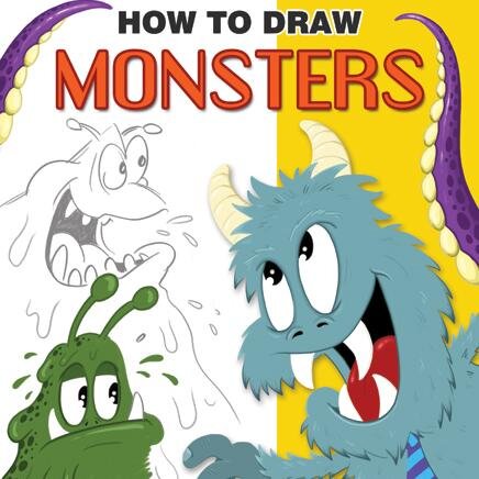 How To Draw Monsters by @CalvinInnes - Out October 2014!