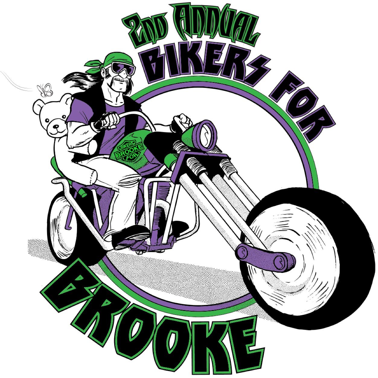 Bikers for Brooke is part of a greater effort dedicated to raising awareness about pediatric brain tumors and the lack of funding to find a cure.