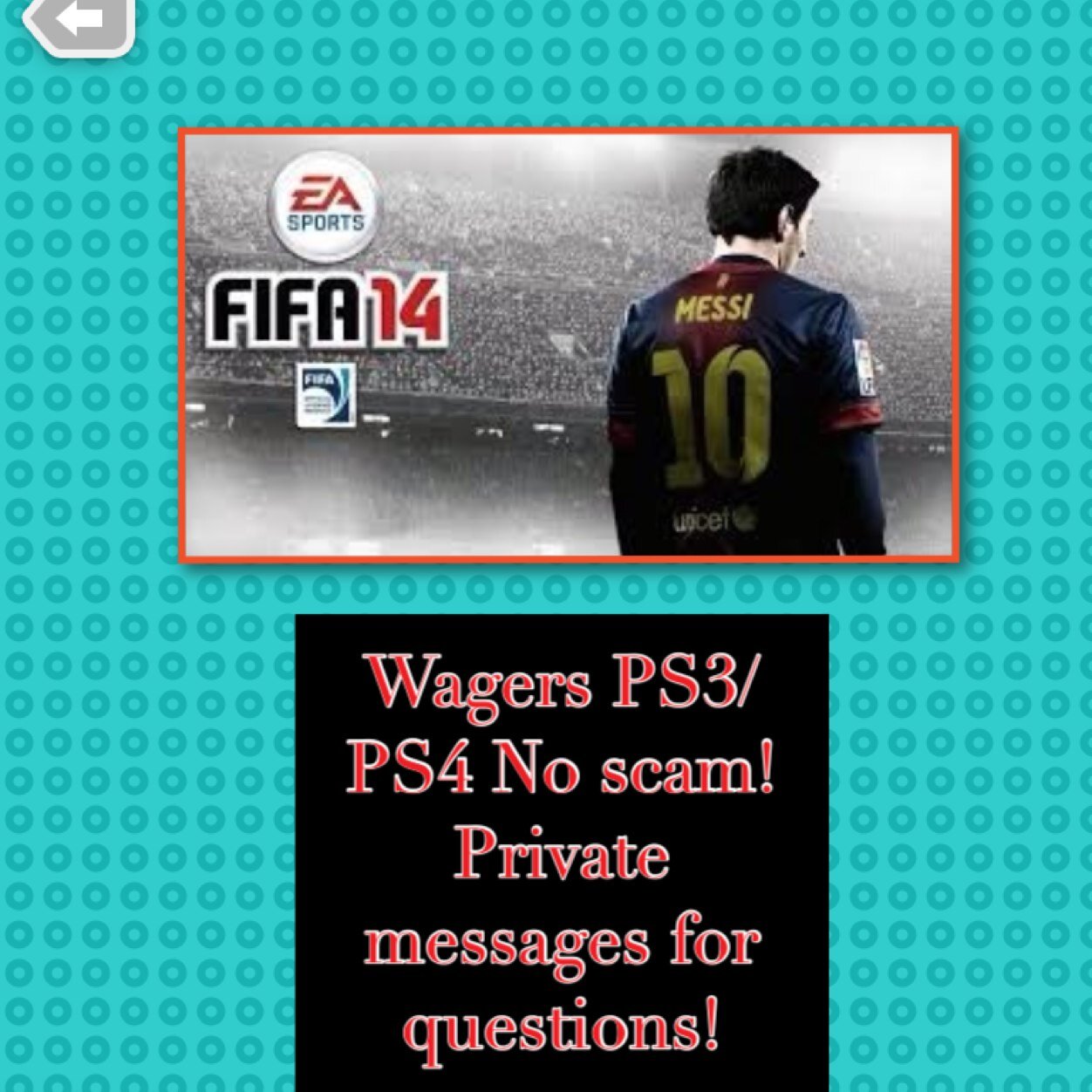 This is a account for Wagers(pinkslips) Follow us for wagers and promote us!!!! PS3/PS4 Coming Soon XBOX 360!