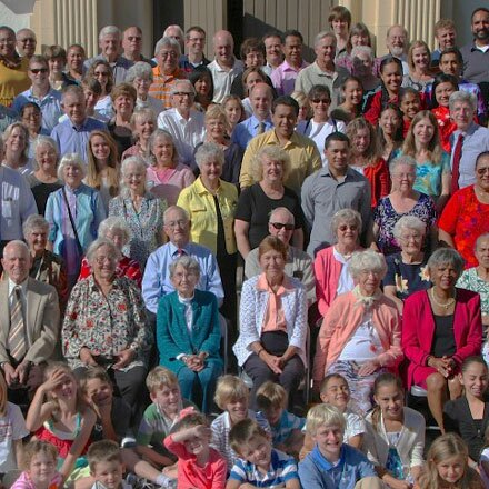 Here's what our church is about: caring as a community, learning to serve, responding to the world's needs.