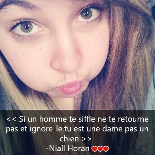 Directioner et fière *-* Faite l'amour pas la guerre !! Enfin non faite pas l'amour sa fai des gosse sa crie c chiant.Faite des crêpes c bon les crêpes H.S♥