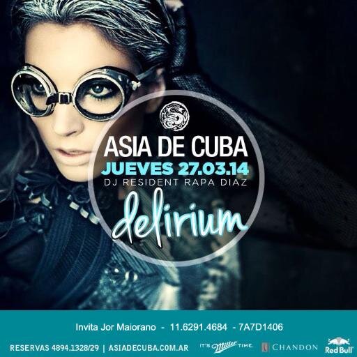 AsiaDeCubaBA's profile picture. Asia De Cuba Jueves - Mesas VIP/Listas Free/VIP/Consumiciones/ETC - BBM: 7A7D1406 • wsp: 1162914684