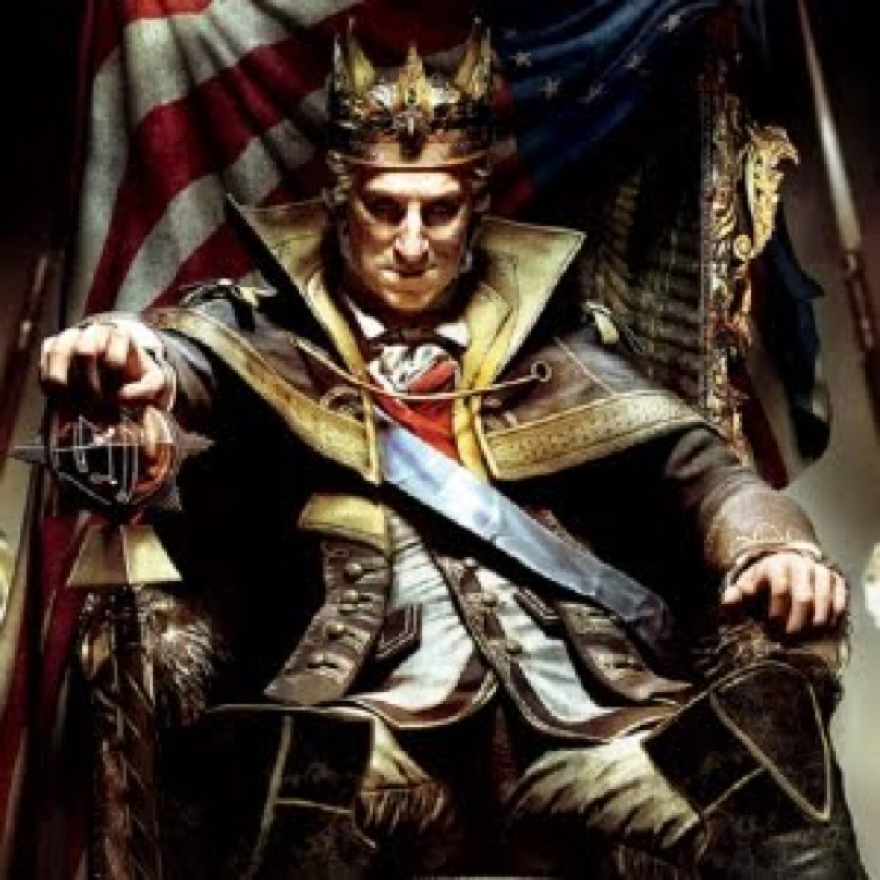 I am  King Washington. The true lord of this land and these people. With the Apple at my side no one will stop me. Rebel against me you will die. #RP