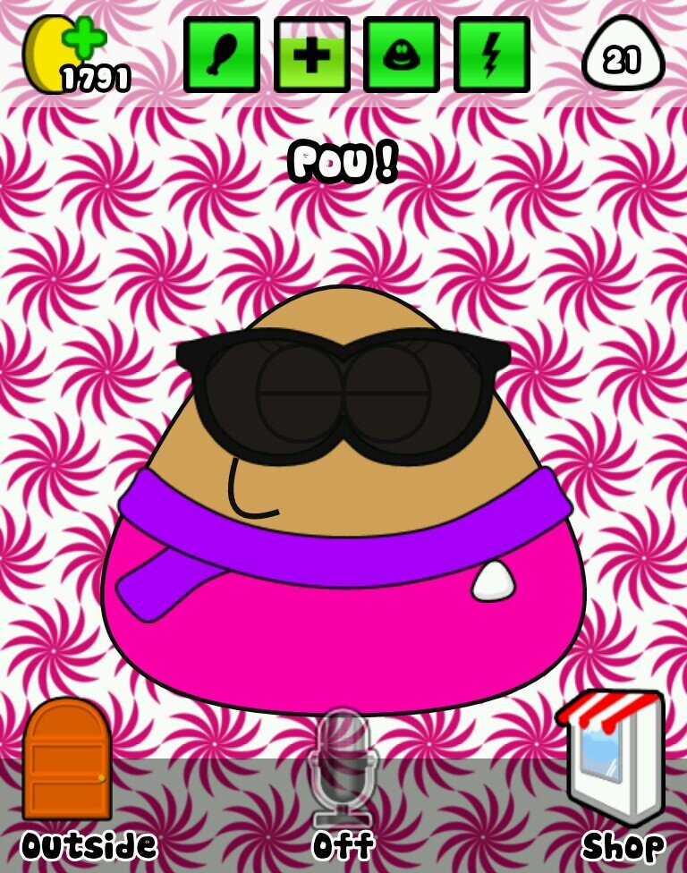 Hello My little pounies! @PouYourPet Here! Im your Pet who loves to eat and play! Unlock New things by Leveling up!World wide! We Follow back! ^^