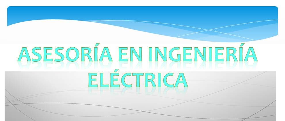 Cuenta del Blog Asesoría para Ingenieros Electricistas