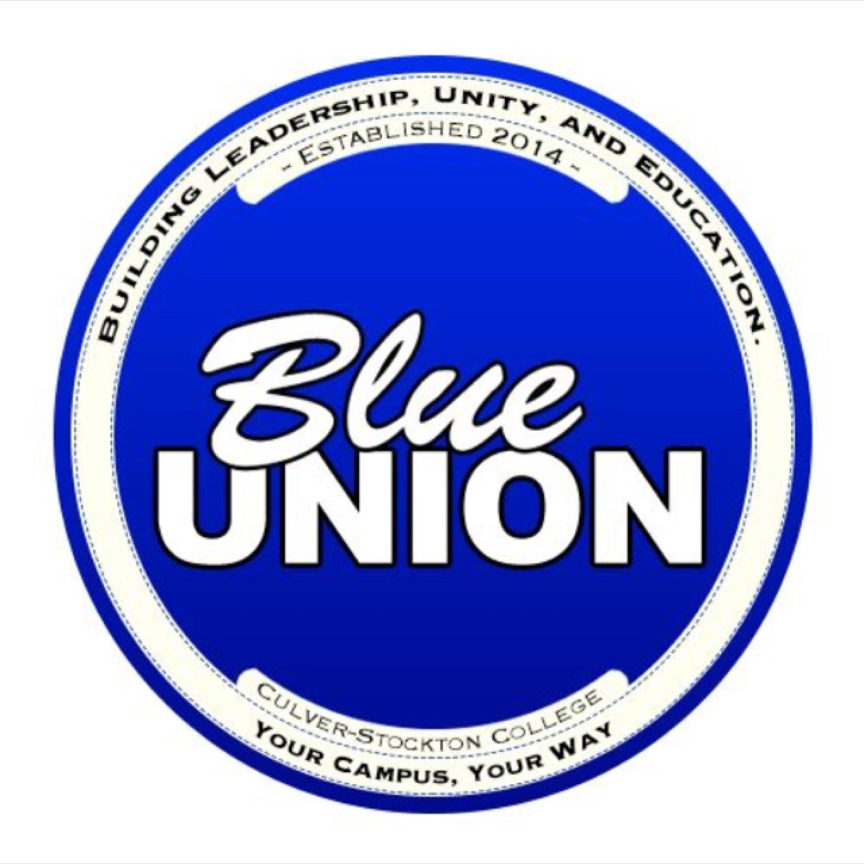 BLUE stands for Building Leadership, Unity, and Education, which is indicative of our platform for the 2014-2015 SGA.