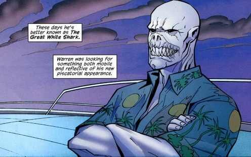 I call myself Great White Shark I run a business and fence for my fellow cell mates also a prisoner of arkham part of #TeamJoker