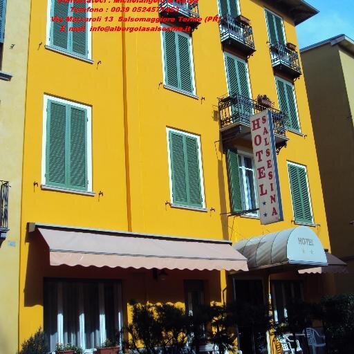 Il mio albergo si trova al centro di Salsomaggiore terme, vicino alle terme, e10 km.da Fidenza e dall'uscita dell'A1offriamo ristorante bar e cucina locale.
