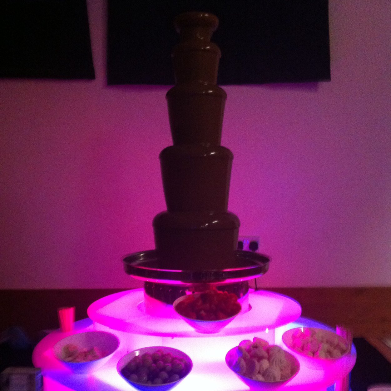 Chocolate fountains to hire for any event.