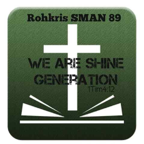 Offical twitter of Rohkris SMAN 89.Jakarta-Timur 1Timotius 4: 12 :) we are shine genaration!