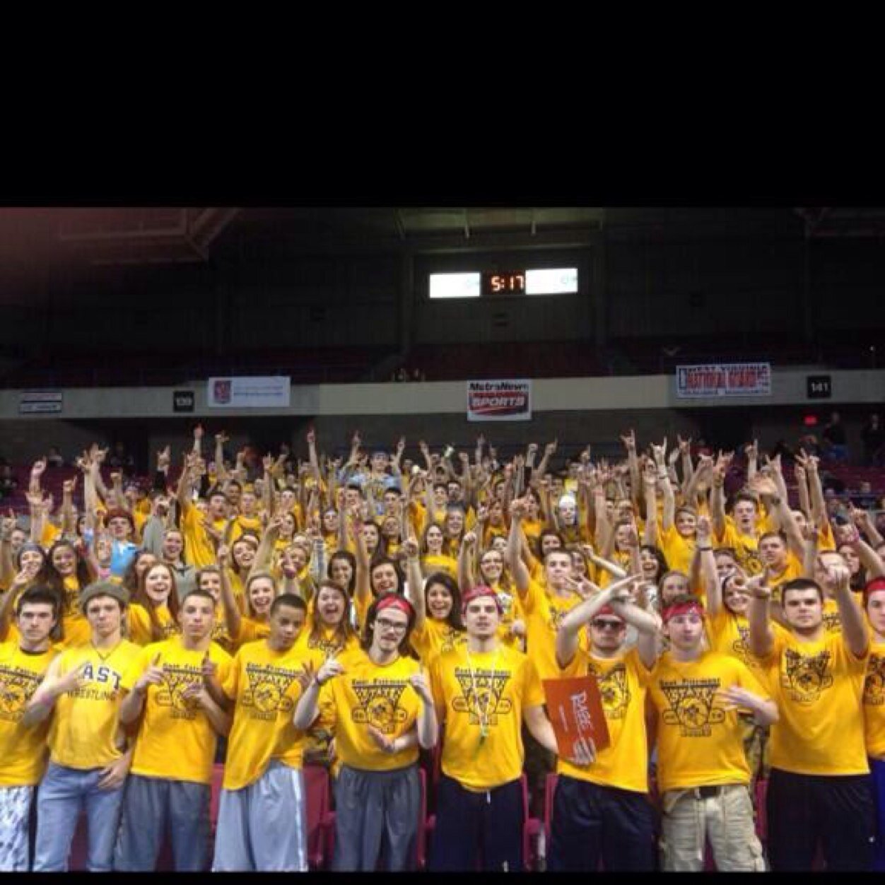 We support our team by creating an intense enviornment for opponents to play in. Be a Dog, not a little kitty cat.