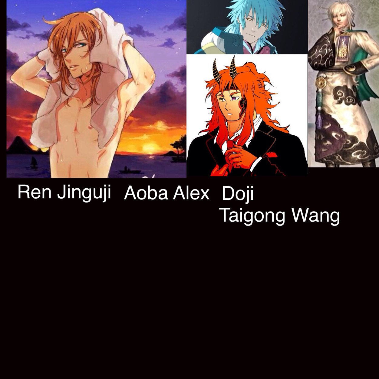 ||Loves @uke_prince Ren~|| Doji loves ??? || Wang loves @DemonsPassion|| Aoba Alex loves ??? ||