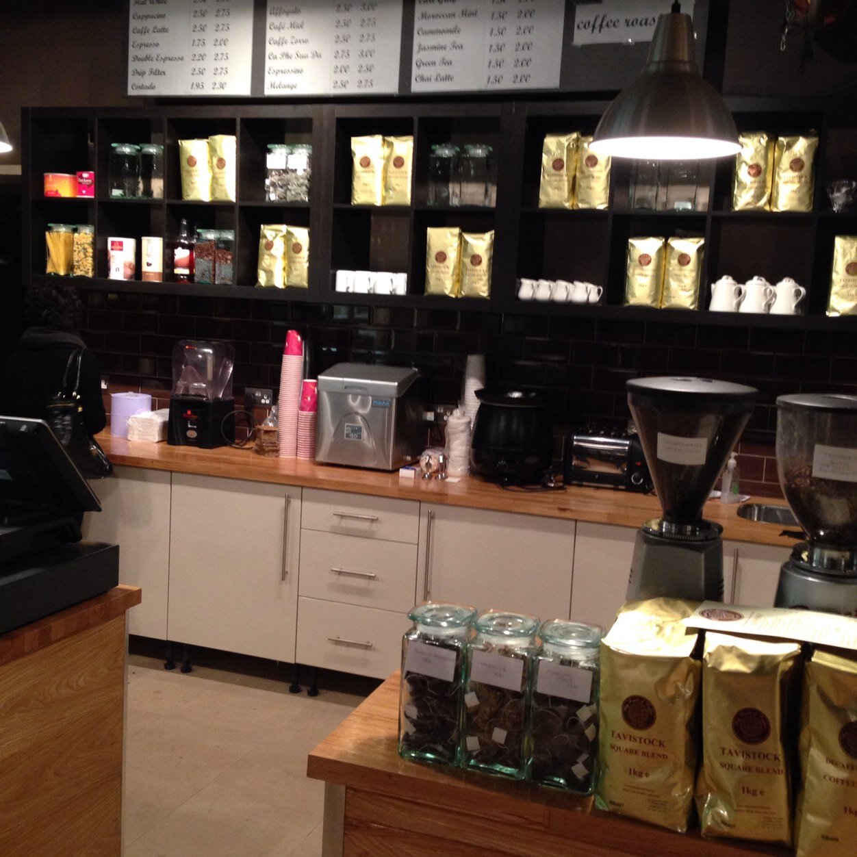 Euston and crouch end. Fresh coffee roasters. Great coffee and great food