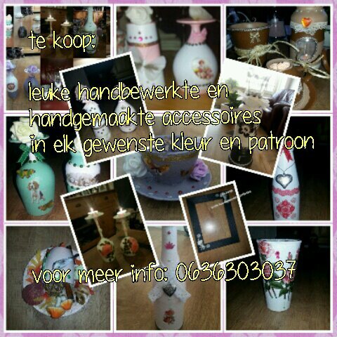 sandrart2's profile picture. leuke zelf bewerkte accessoires voor in huis,voor meer info of vragen kunt u terecht op de facebook pagina of via dit twitter account