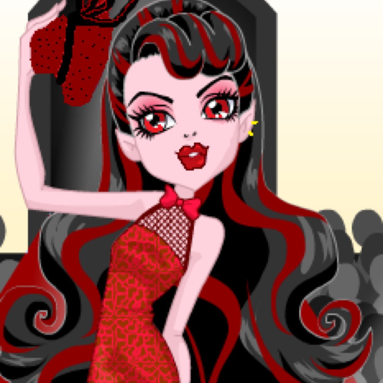 BeWarnedIBite's profile picture. Hey. Im Draculivia. Im sister to @RealDraculaura1 and @Draculuna1 Im 1700. Please call me Livia.. My pet spider is named viper.fan base: #RiseOfVampires