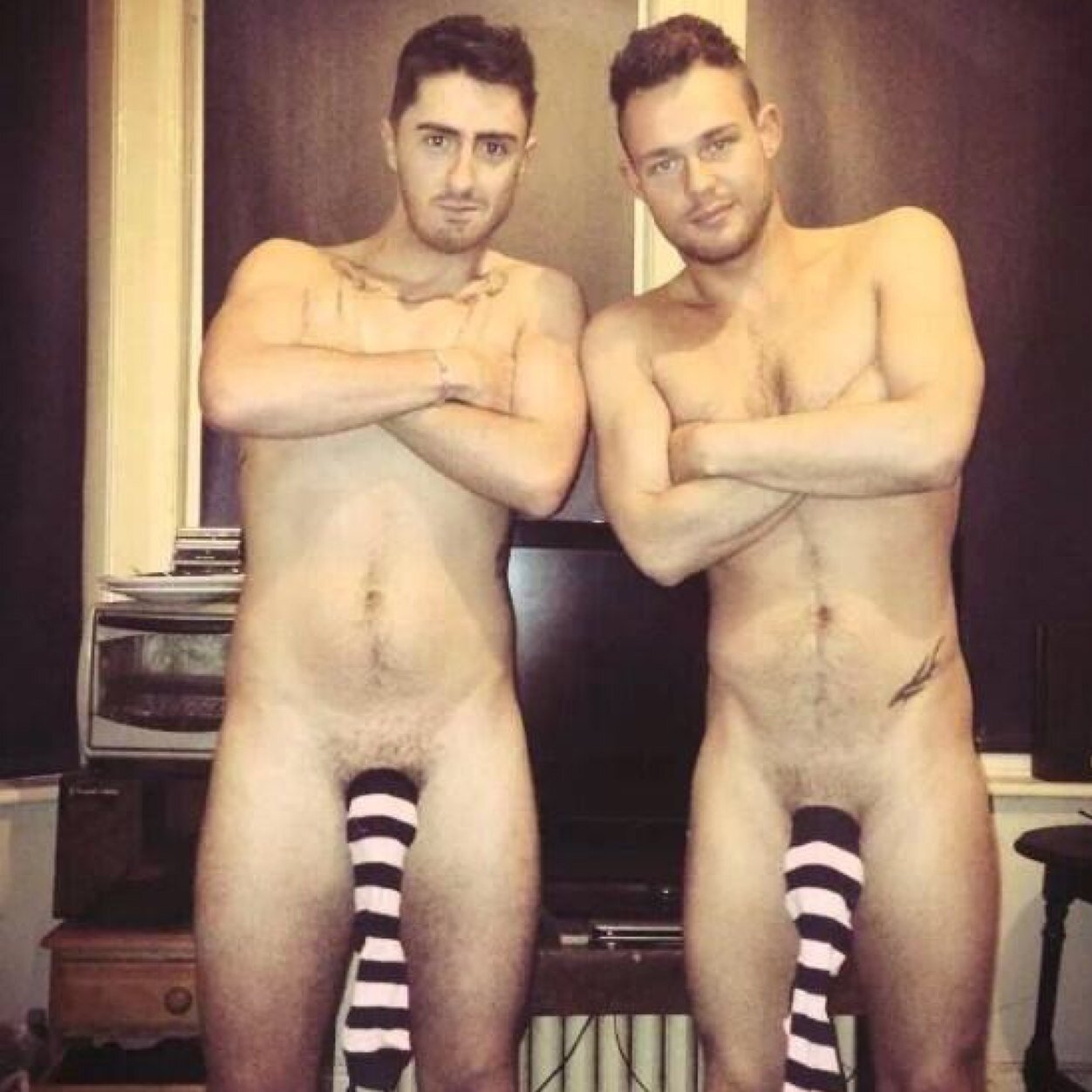 Raising awareness for testicular cancer, guys post your pics of cocks in a soc and spread the word to donate text Ball08 amount to 70070