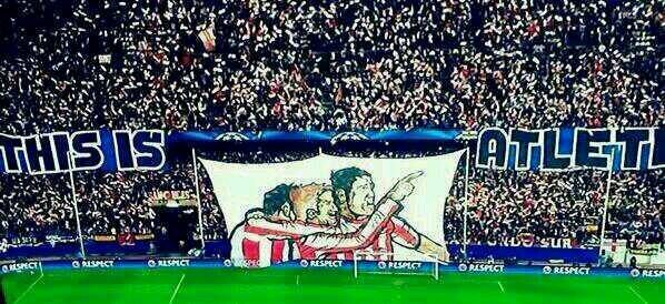 En Madrid solo un color rojiblanco de corazón. 
♠Atleti sobre todas las cosas y la Ritmica mi pasion♠          
  Gracias Cholo!! Seguimos soñando...