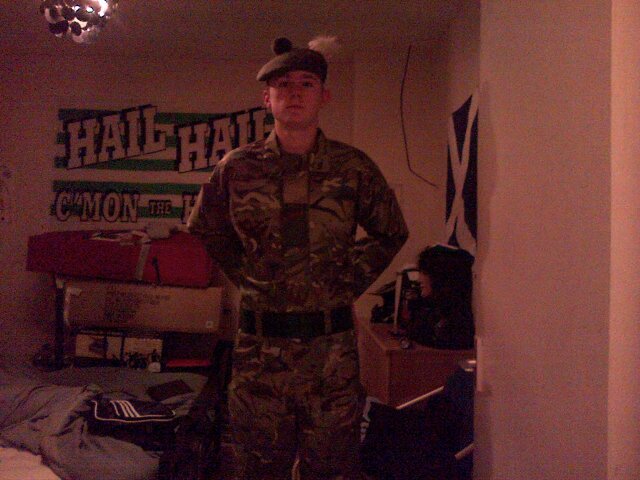 An army cadet of A R.H.F