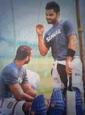 a cricket player