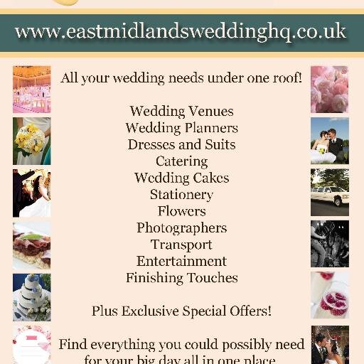 EastMidsWedHQ's profile picture. East Midlands Wedding Directory.
