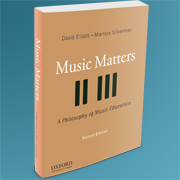 Official Twitter of Music Matters: A Philosophy of Music Education. The second edition by David J. Elliott and Marissa Silverman.