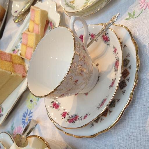 Vintage China for Hire to raise funds for local charity Shropshire RCC. For more information contact 01743 360641.