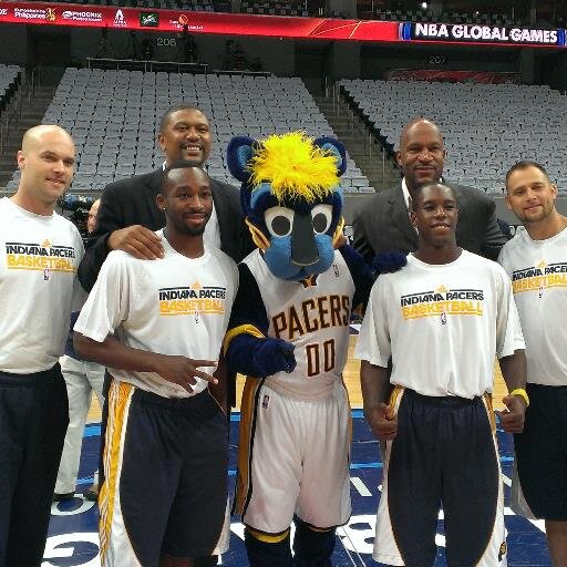 The Pacers Power Pack performs during all Indiana Pacers home games with high flying acrobatic dunks. This group of dunkers is among the best in the league!