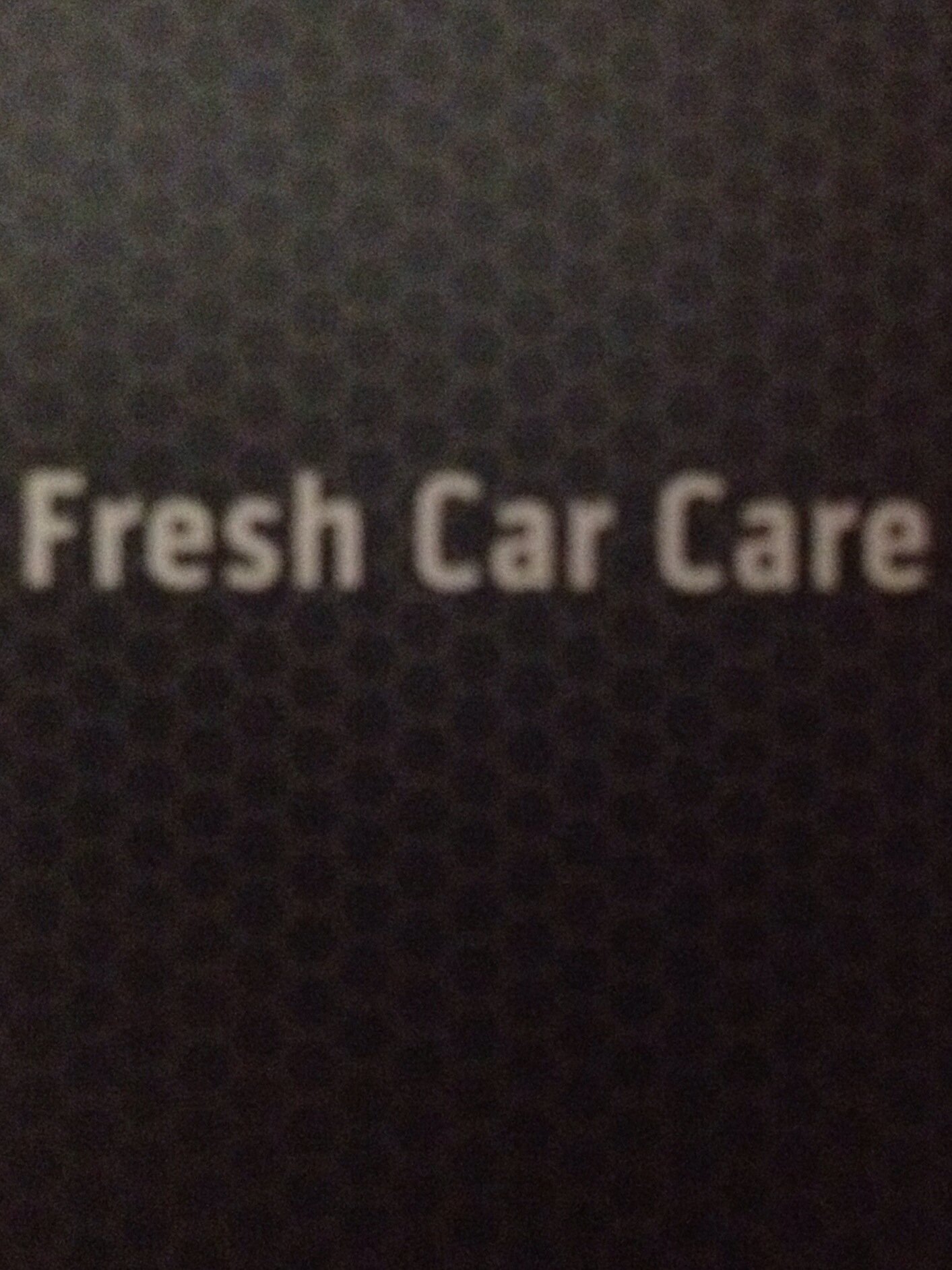 Fresh Car Care is a locally owned mobile car wash/detail company right here in Tallahassee,FL