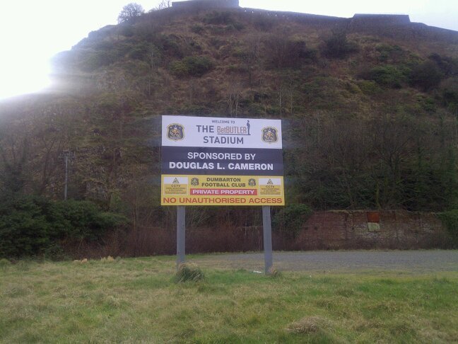 EX British Army Dumbarton supporter