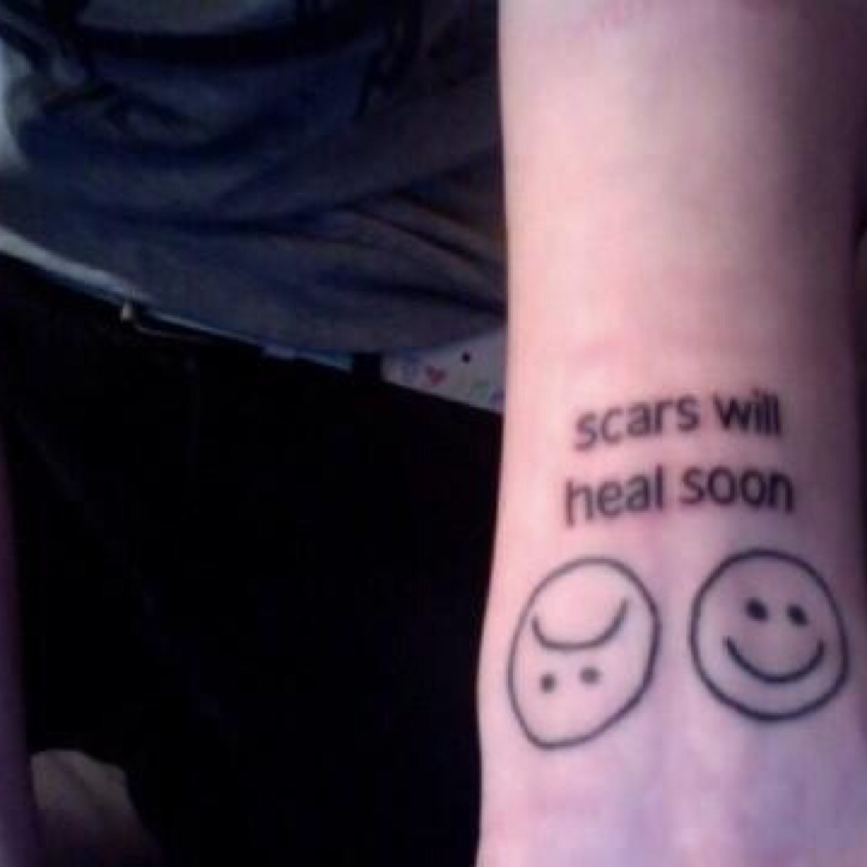 thinanxieties's profile picture. im depressed im diagnosed with anorexia i purge a lot i self harm im pretty much suicidal and im full of anxiety