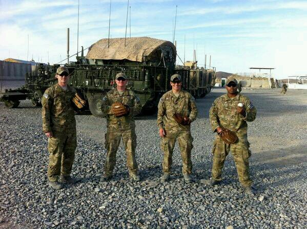 Sending our troops our national pastime