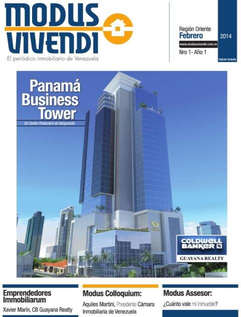 El primer periódico inmobiliario de Venezuela.