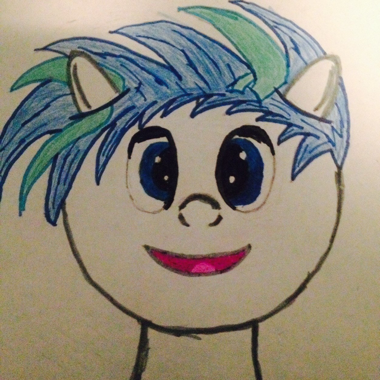 An earth pony who is very optimistic and plays sports&Videogames