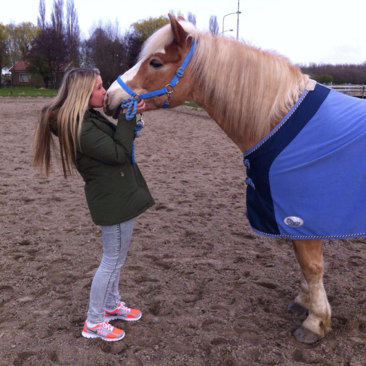 I love my horse very much and my dog