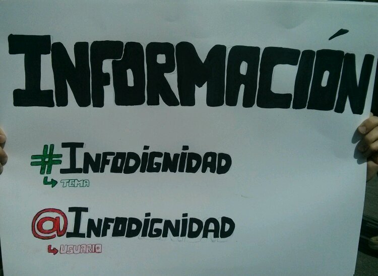 Punto de encuentro informativo en #Sol sobre la #Dignidad