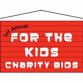 For the Kids Charity Bids fundraiser. Outdoor treasures sale and silent auction family event. Proceeds to kids charities. Hosted by In Sync Brant June 22, 2014