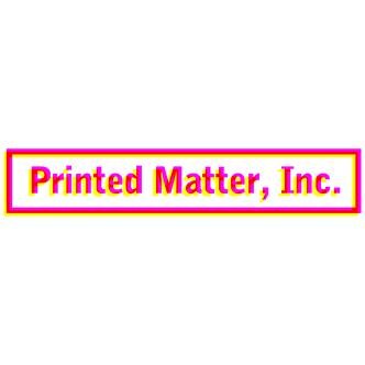 Printed Matter is the world's largest non-profit organization dedicated to publications by artists.
