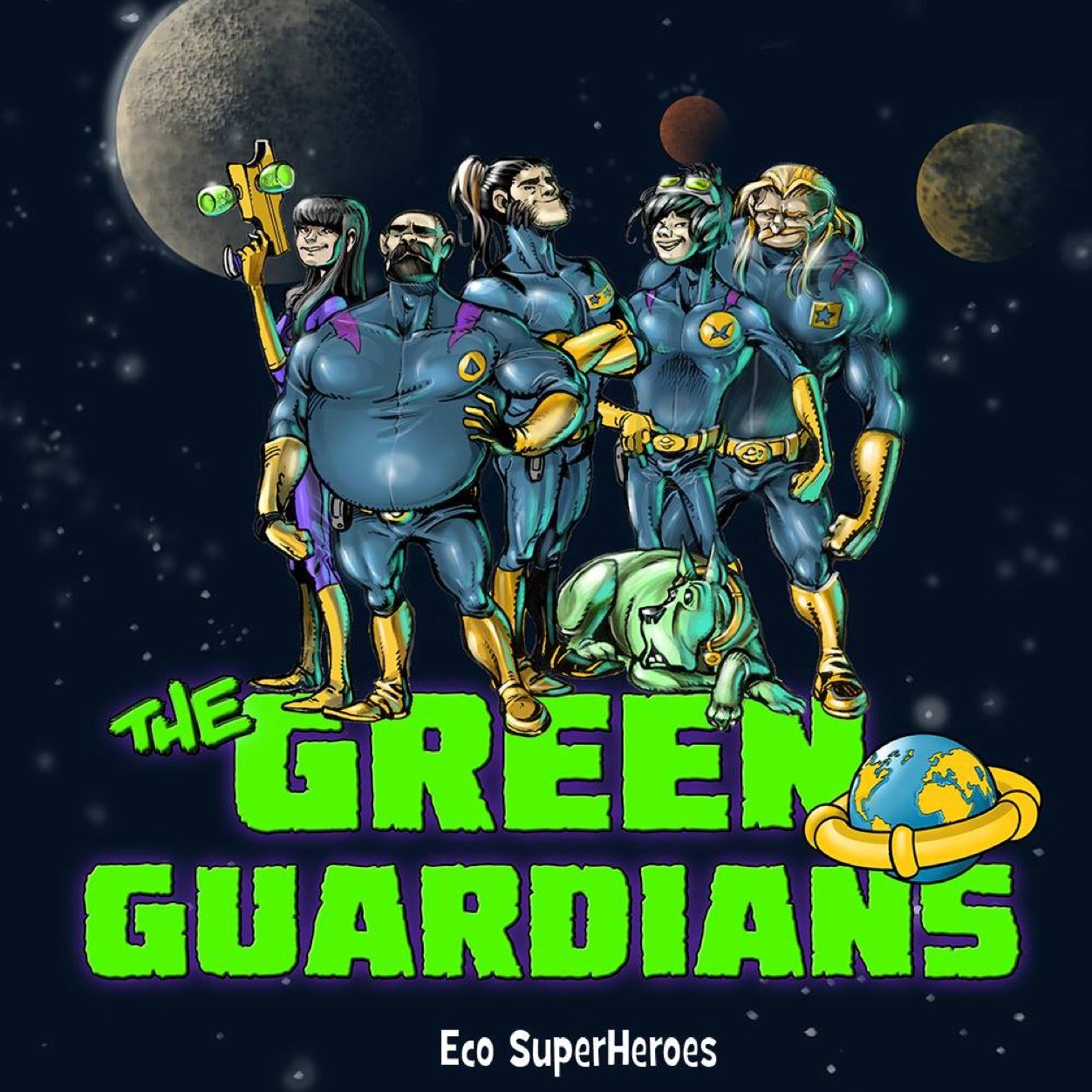 The Green Guardians are a superheroes' team who protect the environment and its ecosystems.