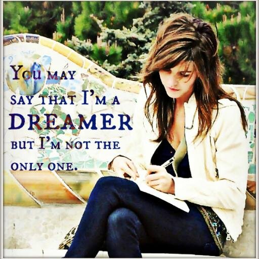 They say there are two kinds of people: those who believe in miracles & those who don't. I believe. I'm a dreamer, a writer, a music-lover & an appreciator.