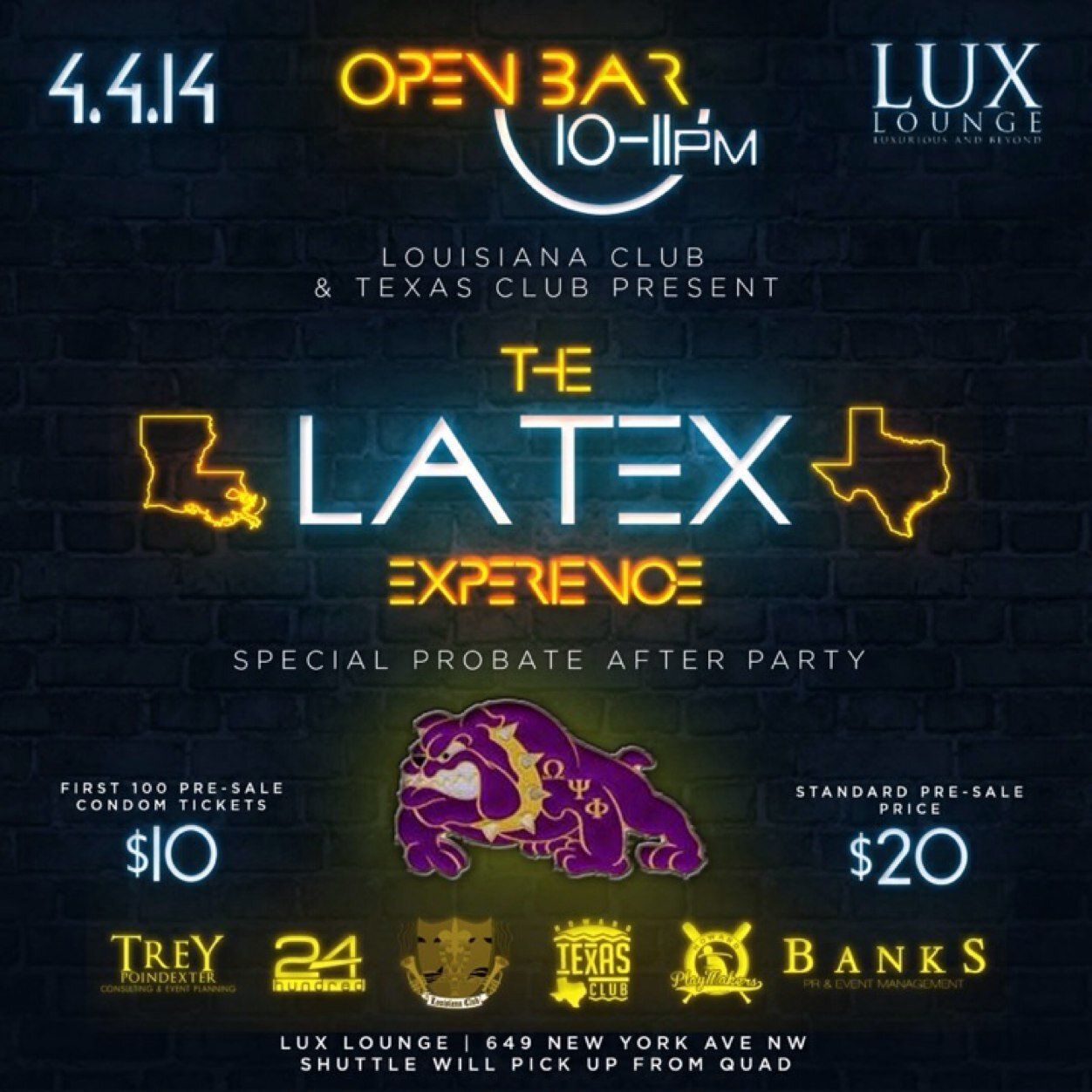 The HOTTEST PARTY OF THE YEAR by @HULOUISIANACLUB & @HUTEXASCLUB #LATEX2014