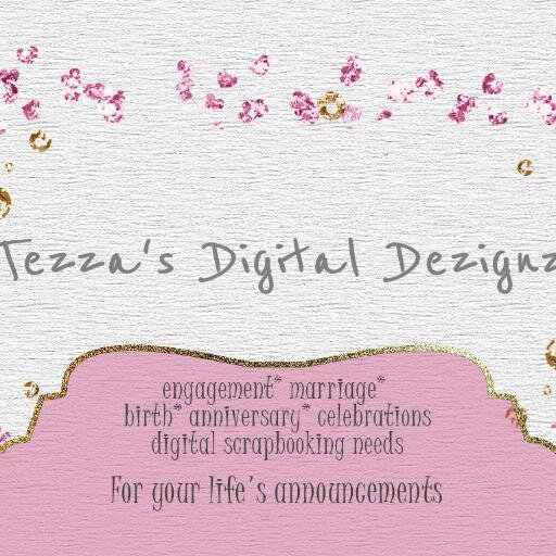 Digital Artist creating personalised announcements or invitations for events in your life.