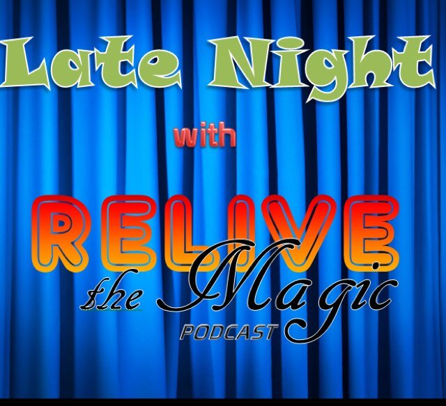 The Late Night with Relive the Magic Podcast Recorded Friday Nights. We are a completely family-friendly Disney Podcast. Relive the Magic Twitter: @RTMagicHub