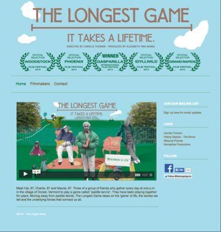 LongestGameFilm's profile picture. The Longest Game is an award-winning documentary about vivacious 87-yr-old friends who meet in Dorset, VT every day at 1pm and play paddle tennis.