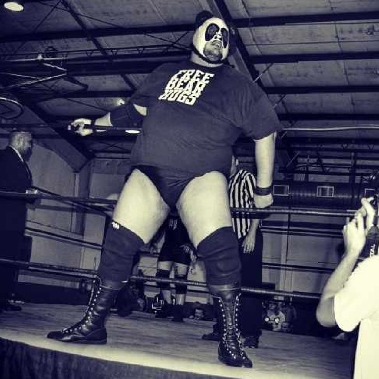 OsoPandaLucha's profile picture. Bearded cosmic panda themed luchador on an adventure. Book me thru osopandalucha@gmail.com if you want to also you can buy me items at http://t.co/hfOR90eZGy