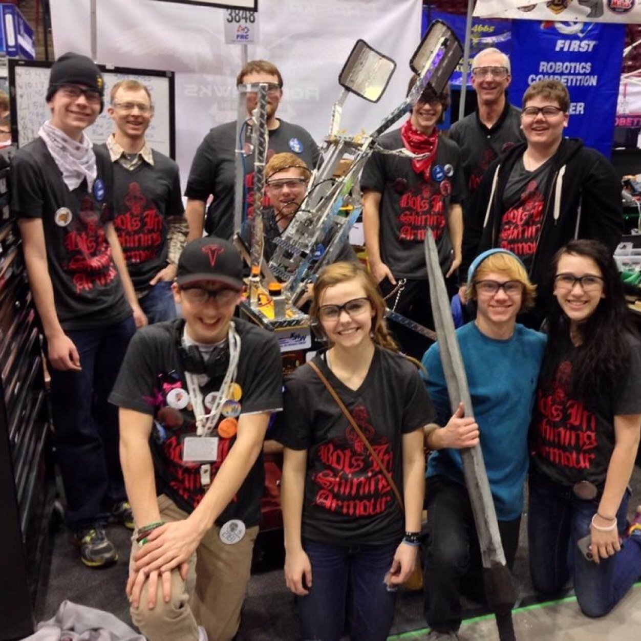 Just a bunch of kids loving robots, living life. Team 3848. ***Bots In Shining Armour*** Kenyon, MN